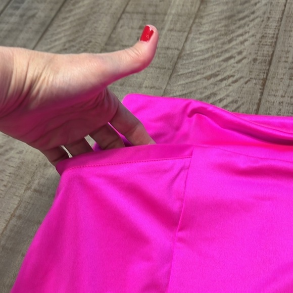 Tail Louisa Sleeveless Mini Mock Golf Shirt SUGAR RUSH with coordinating skort. - Picture 9 of 12